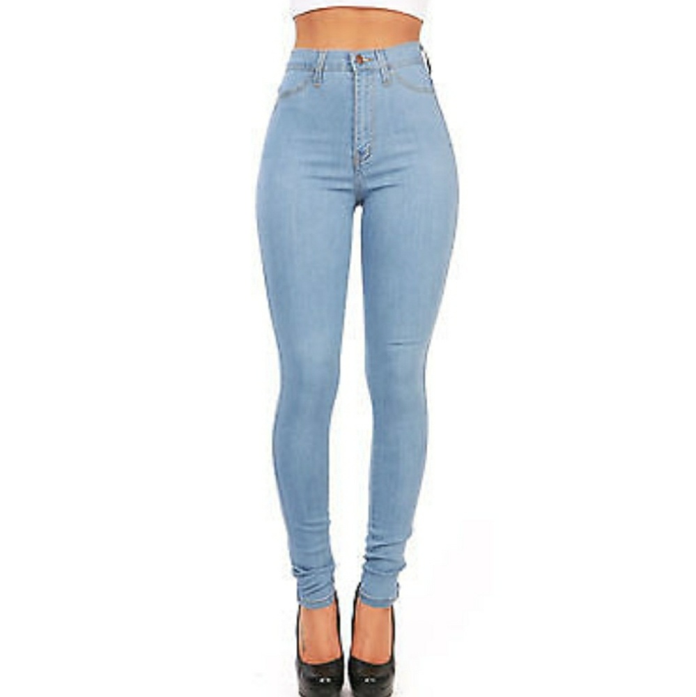 High waisted skinny jeans size 1